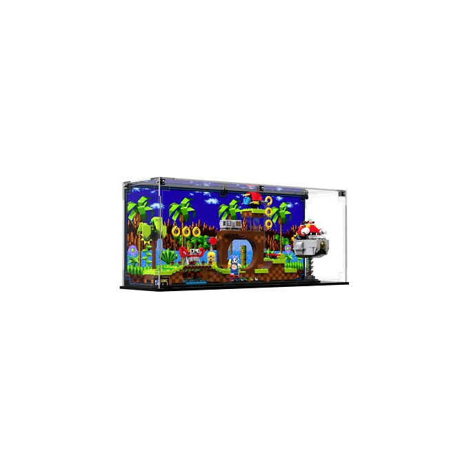 Lego espositore da terra gaming 8027123961256 18 pezzi Minecraft Sonic Fortnite Super Mario display negozio