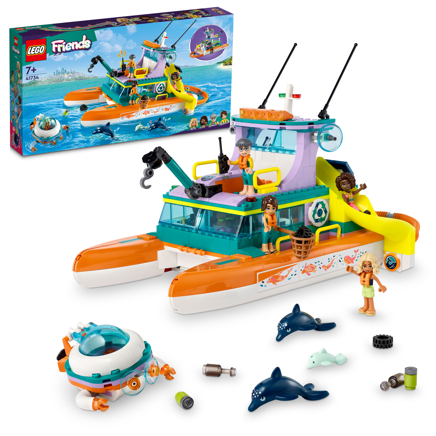 LEGO Friends (41734). Catamarano di Salvataggio
