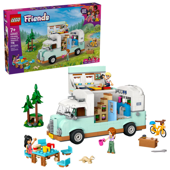 LEGO Friends (42663). Avventura sul Camper dell'Amicizia