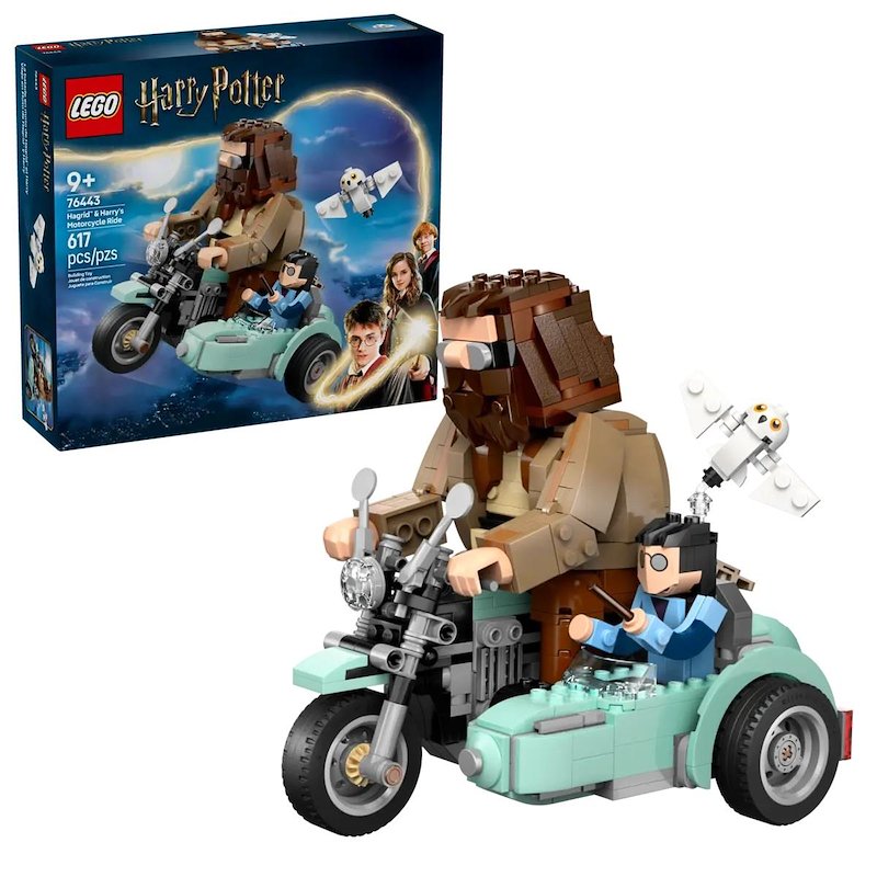Lego - Harry Potter Giro Sul Sidecar Hagrid E Harry 76443, Multicolore