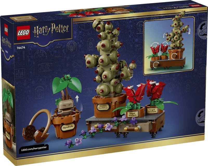 Lego - Harry Potter Piante Di Erbologia Di Hogwarts-76474, Multicolore