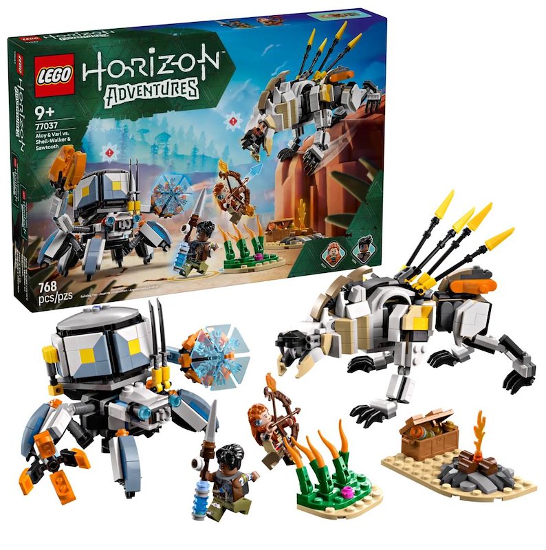 Lego - Horizon Aloy E Varl Vs Arcapode E Secodonte 77037, Multicolore