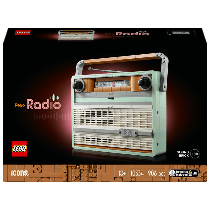 LEGO ICONS (10334). Radio vintage. Esclusiva
