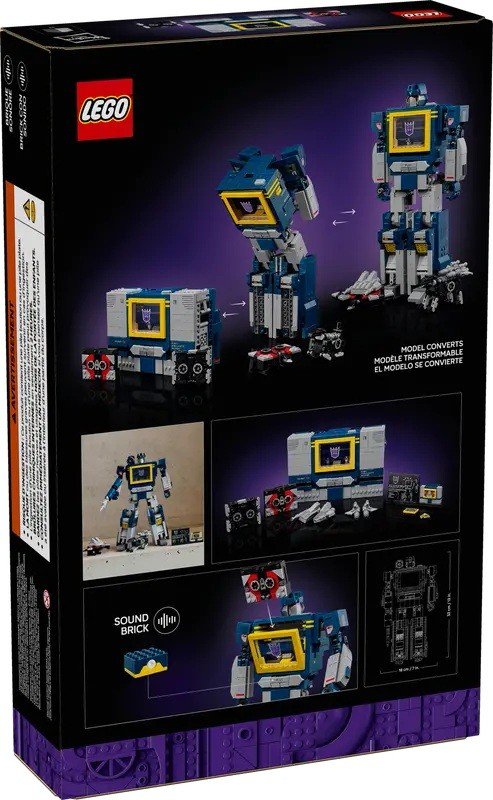 Lego - Icons Transformers: Soundwave 10358, Multicolore