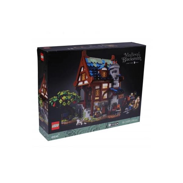 Lego ideas 21325 fabbro set costruzioni per adulti casa medievale minifigure e accessori decorazione di casa idea regalo - 120655