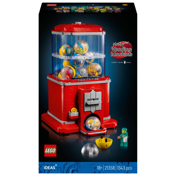 LEGO Ideas (21358). Distributore automatico di minifigure. Esclusiva LEGO Ideas (21358). Distributore automatico di minifigure. Esclusiva