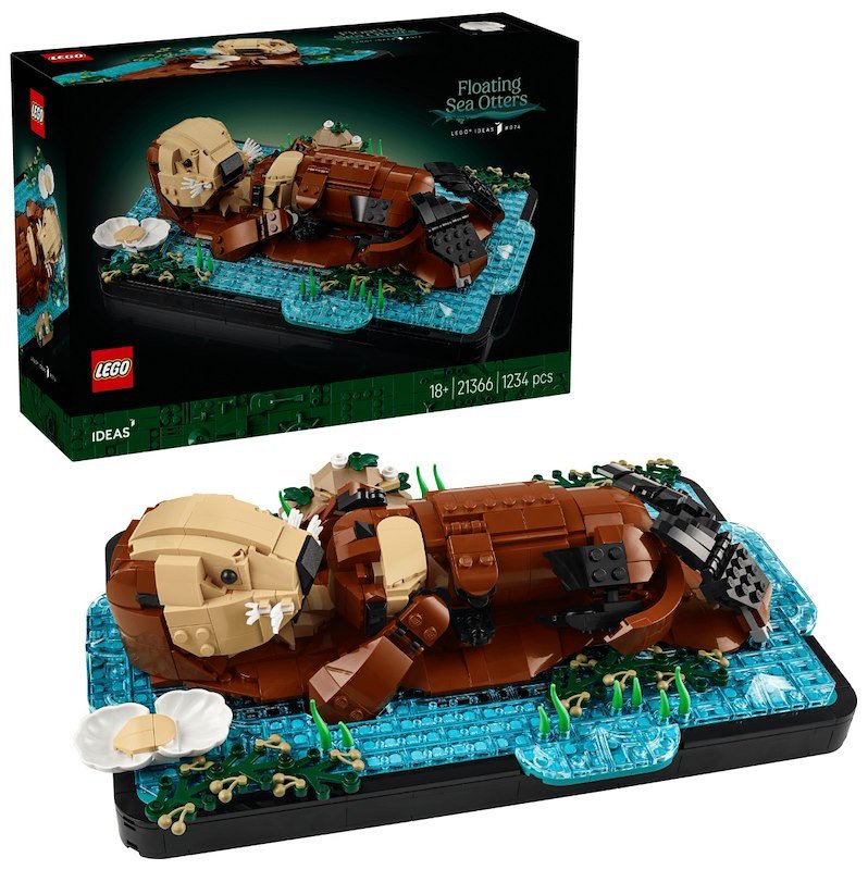 Lego - Ideas Lontre Marine - 21366, Multicolore