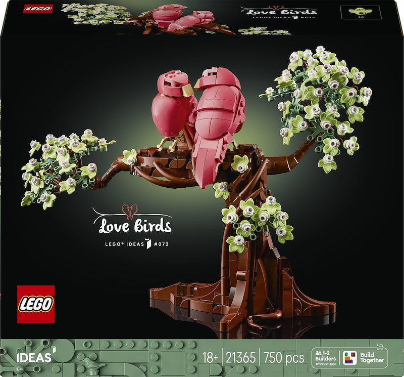 Lego - Ideas Uccellini Innamorati - 21365, Multicolore