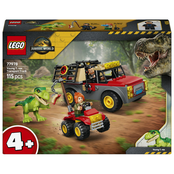 LEGO Jurassic World (77978). Camion da trasporto per il giovane T. rex