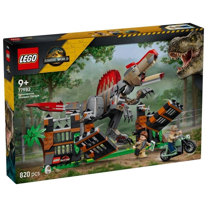LEGO Jurassic World (77982). Fuga dal dinosauro Spinosauro