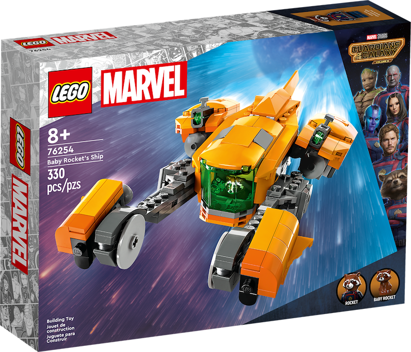 Lego® Marvel Astronave di Baby Rocket 76254