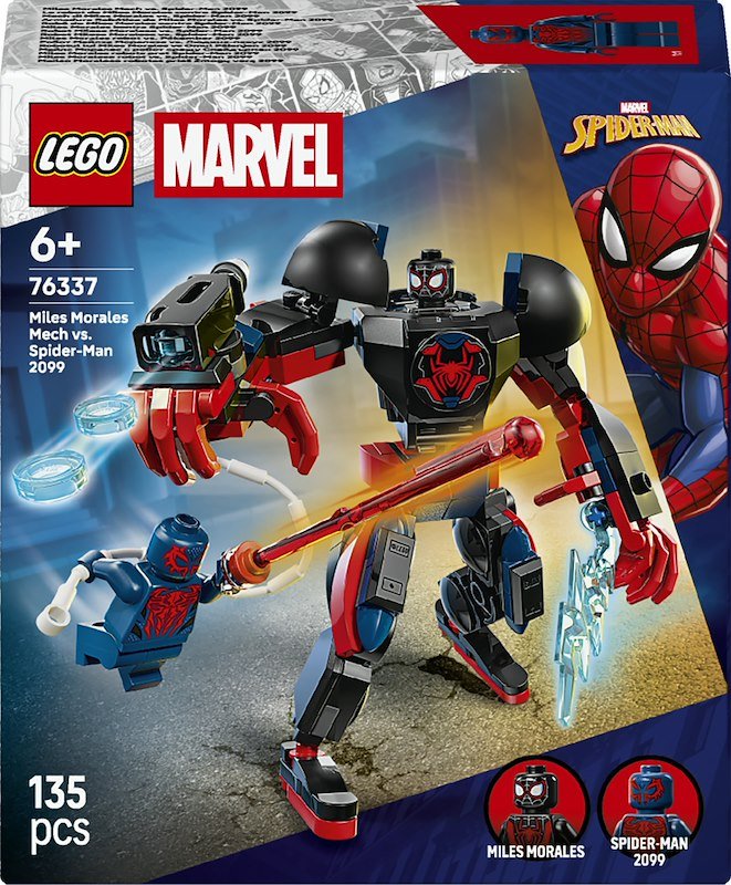 Lego - Marvel Mech Di Miles Morales Vs. Spider-man -76337, Multicolore