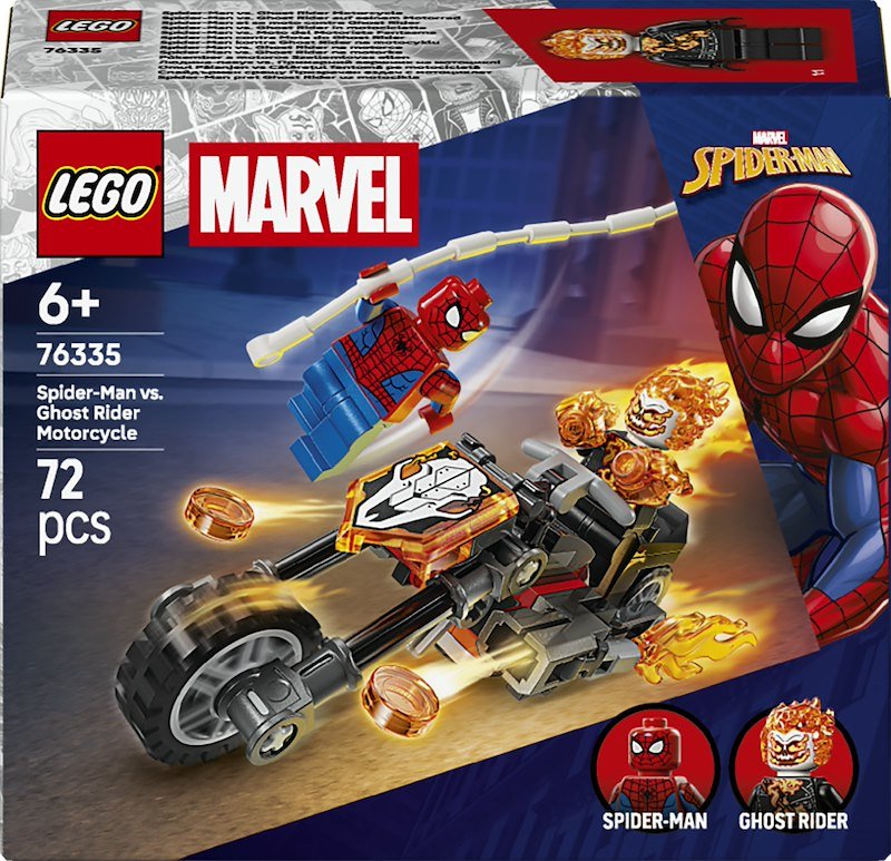 Lego - Marvel Spider-man Vs. Ghost Rider - 76335, Multicolore