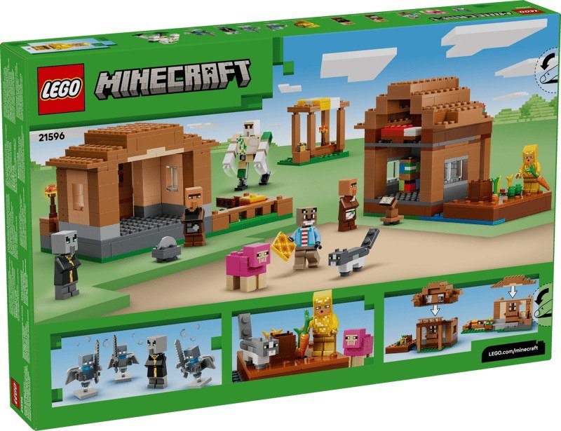 Lego - Minecraft Attacco Villaggio Dell’evocatore - 21596, Multicolore