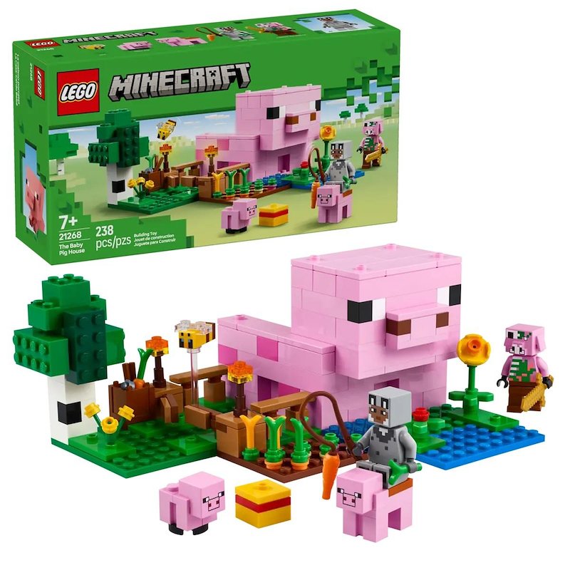 Lego - Minecraft La Casa Del Maialino 21268, Multicolore