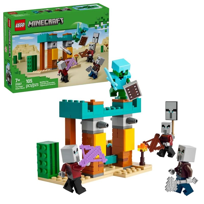 Lego - Minecraft Pattuglia Nel Deserto Della Bestia 21267, Multicolore