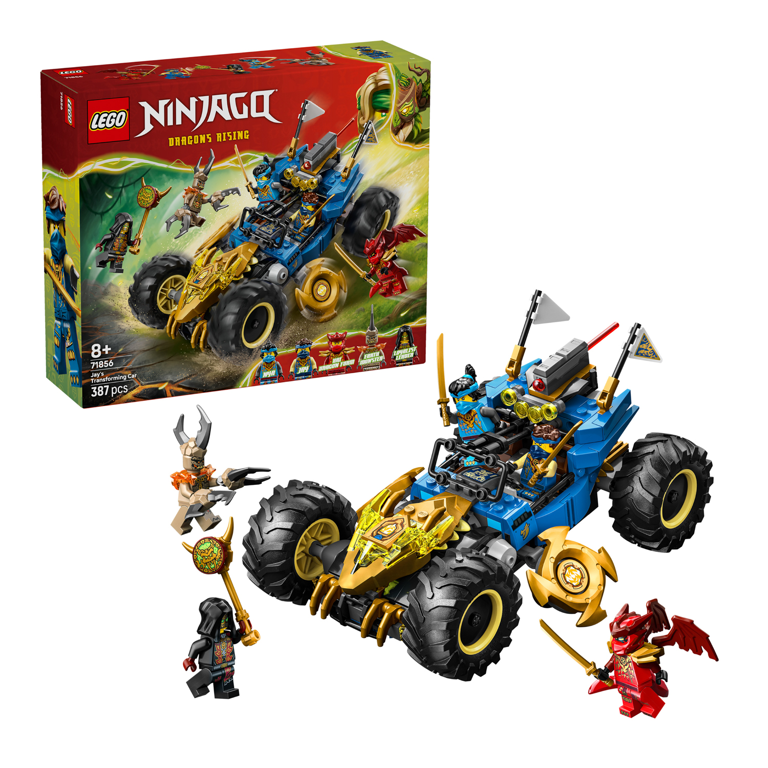LEGO Ninjago (71856). Auto mutaforma di Jay