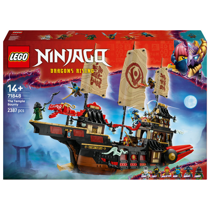 Lego, Ninjago Il Bounty del Tempio 71848, Set costruzioni, 2387 Pezzi, 14+ Anni
