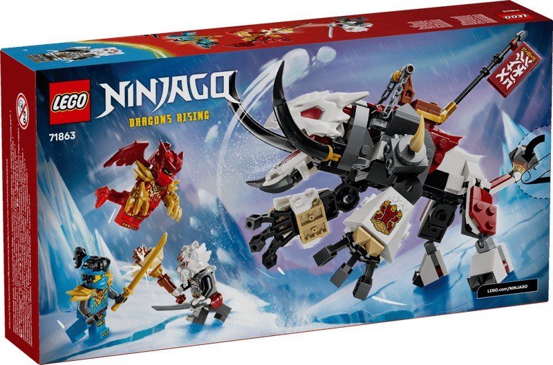 Lego - Ninjago Zilvar E Grimtak La Bestia Drago - 71863, Multicolore