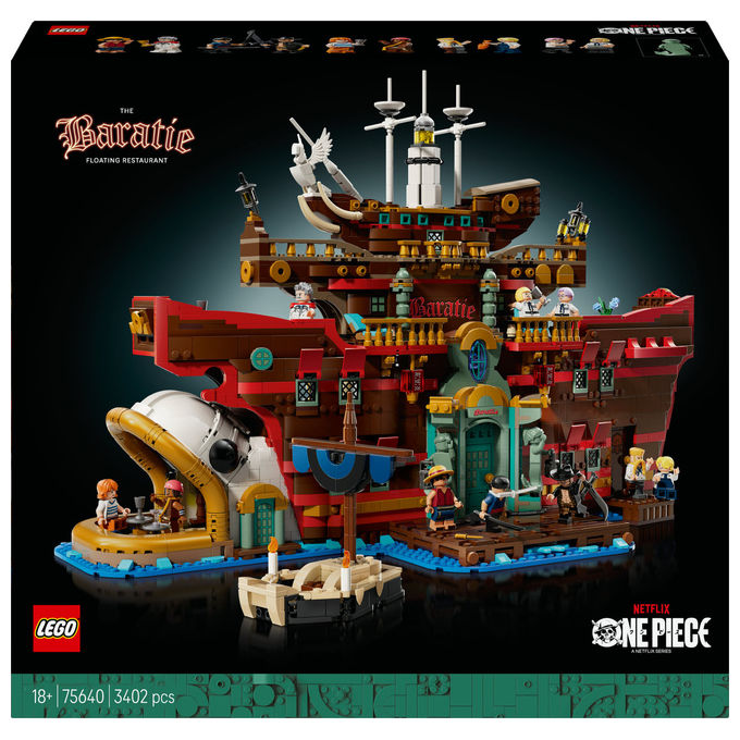 LEGO One Piece (75640). Baratie, il ristorante galleggiante