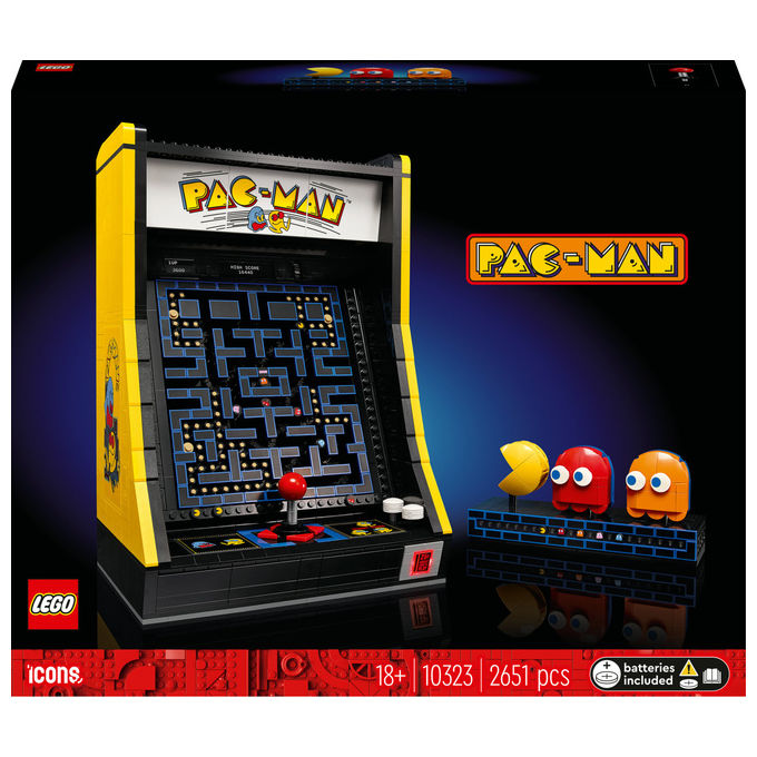 Lego Pac-Man Arcade Icons 10323 Set da Costruzione con 2651 Pezzi