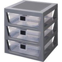 LEGO Scaffale con cassetti set da 3, Scatola di immagazzinaggio