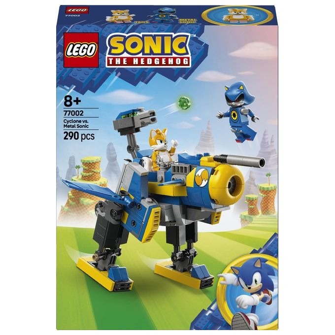 Lego - Sonic Cyclone Vs. Metal Sonic 77002, Multicolore