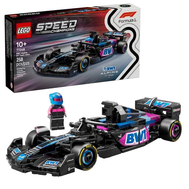 Lego - Speed Champions Bwt Alpine F1® Team A524 77248, Trasparente