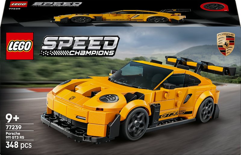 Lego - Speed Champions Super Car Porsche 911 Gt3 Rs 77239, ,