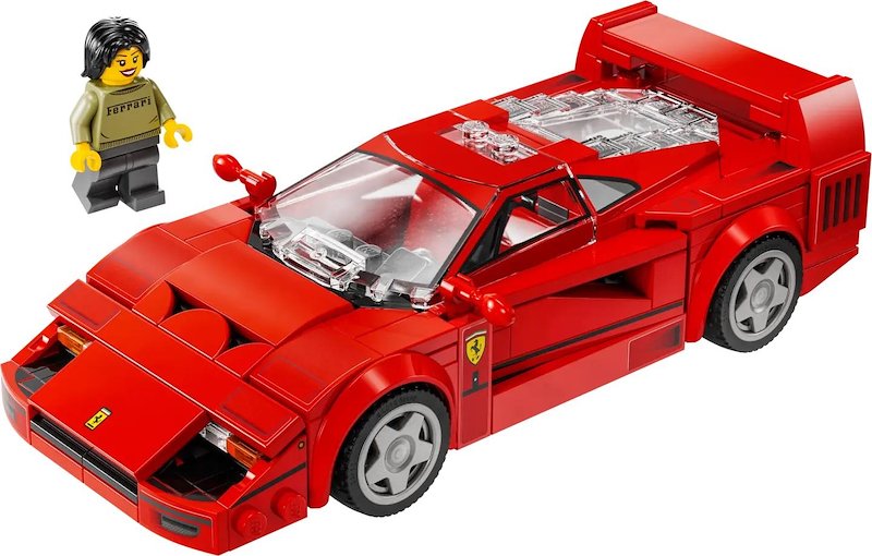 Lego - Speed Champions Supercar Ferrari F40 76934, Multicolore