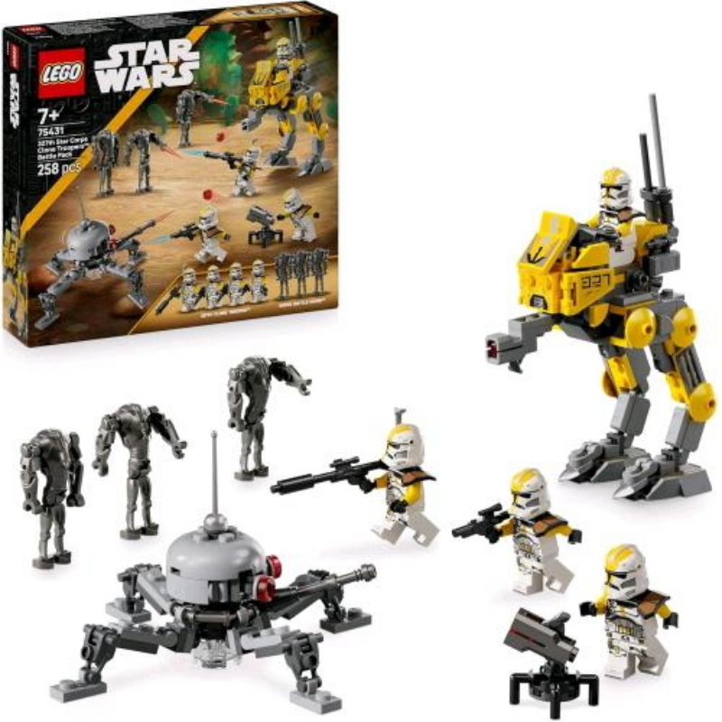 Lego - Star Wars 327 Star Corps Di Clone Troopers 75431, Multicolore