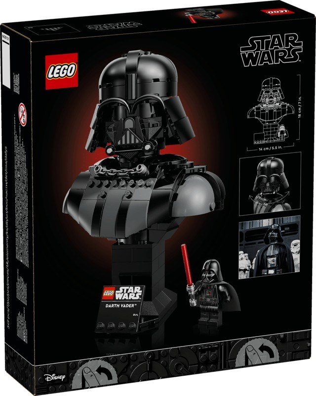 Lego - Star Wars Busto Di Darth Vader - 75439, Multicolore