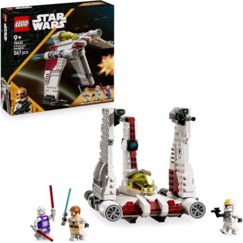 Lego - Star Wars Caccia Stellare V-19 Torrent 75432, Multicolore