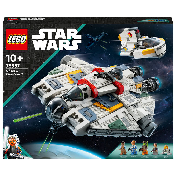 Lego, Star Wars Ghost e Phantom II, Set costruzioni, 75357, 1394 pezzi