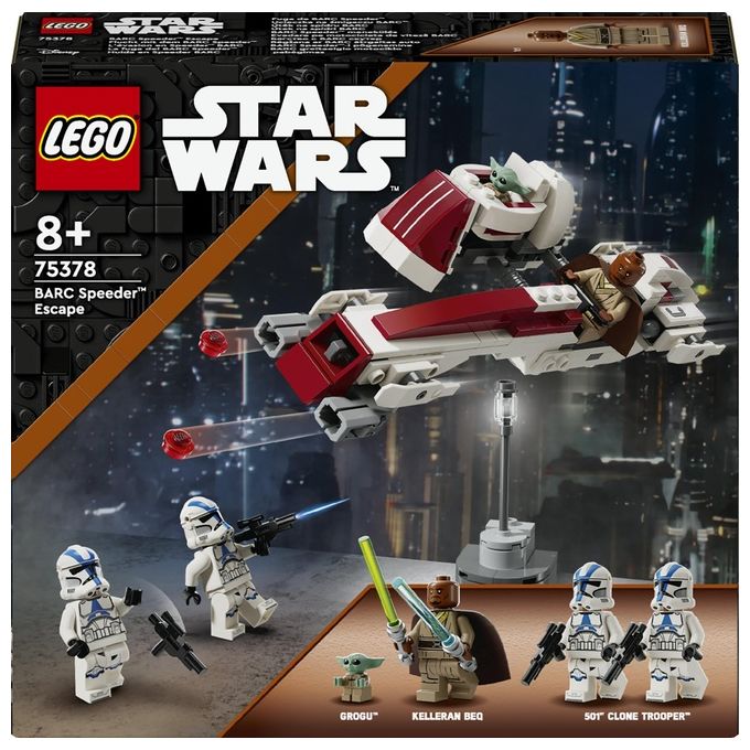 Lego - Star Wars La Fuga Del Barc Speeder 75378, Multicolore