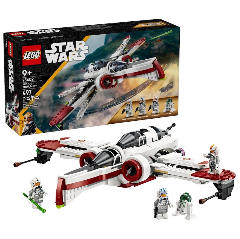 Lego - Star Wars Starfighter Arc-170 75402, Multicolore