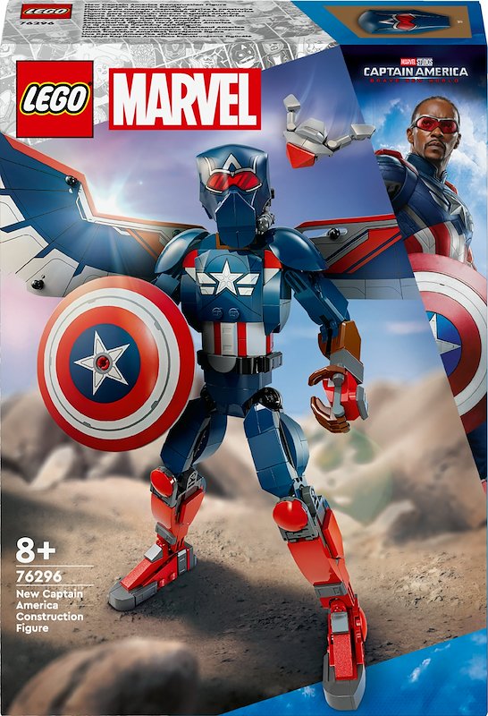 Lego - Super Heroes Personaggio Di Captain America 76296, ,