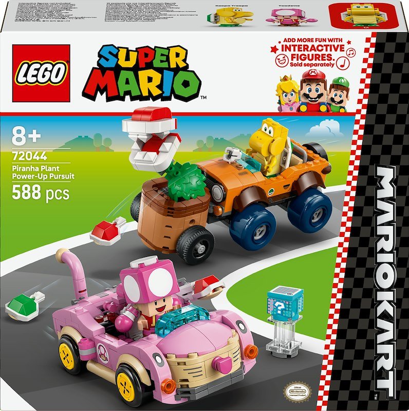 Lego - Super Mario Kart Inseguimento Della Pianta - 72044-multicolore