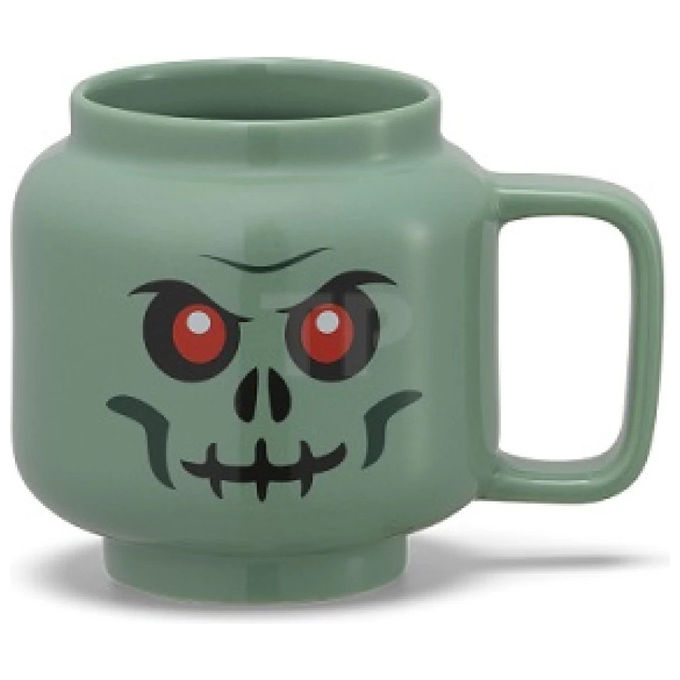 Lego tazza in ceramica scheletro minifigure, verde sabbia, 255 ml, adatta a microonde e lavastoviglie Lego tazza in ceramica scheletro minifigure, verde sabbia, 255 ml, adatta a microonde e lavastoviglie