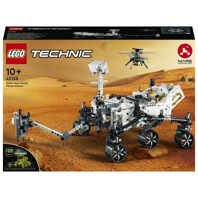 LEGO Technic 42158 NASA Mars Rover Perseverance, Set Spaziale con Esperienza App AR, Idea Regalo Gioco Scientifico Bambini 10+ LEGO Technic 42158 NASA Mars Rover Perseverance, Set Spaziale con Esperienza App AR, Idea Regalo Gioco Scientifico Bambini 10+