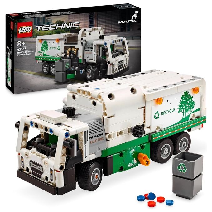 LEGO Technic (42167). Camion della Spazzatura Mack LR Electric