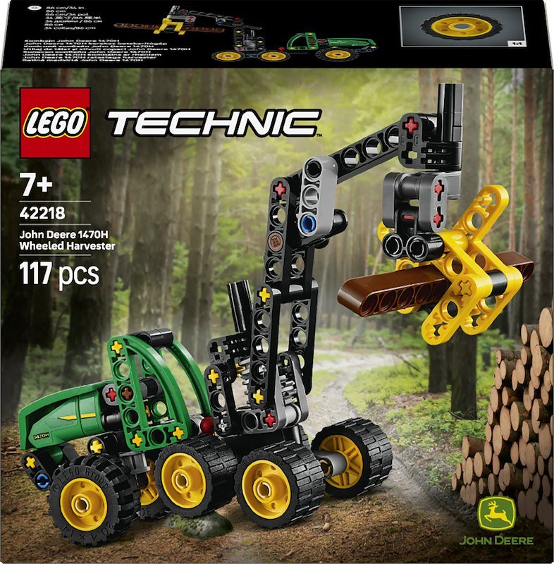 Lego - Technic Mietitrebbia Gommato John Deere - 42218-multicolore