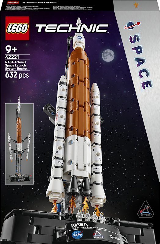 Lego - Technic Sistema Lancio Spaziale Razzo Nasa - 42221, Multicolore