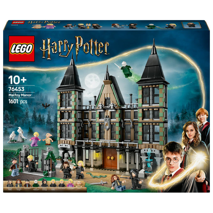 Lego, Villa Malfoy, Set da Costruzione Harry Potter, Con 9 Personaggi Lego, Villa Malfoy, Set da Costruzione Harry Potter, Con 9 Personaggi