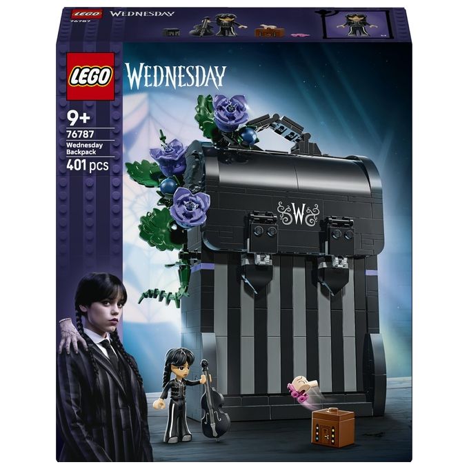 LEGO Wednesday (76787). Zaino di Mercoledì