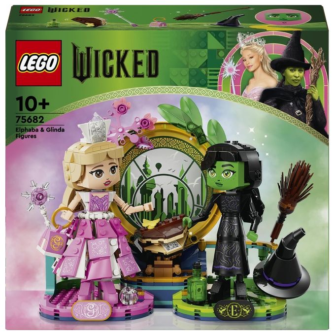 LEGO Wicked (75682). Personaggi di Elphaba e Glinda