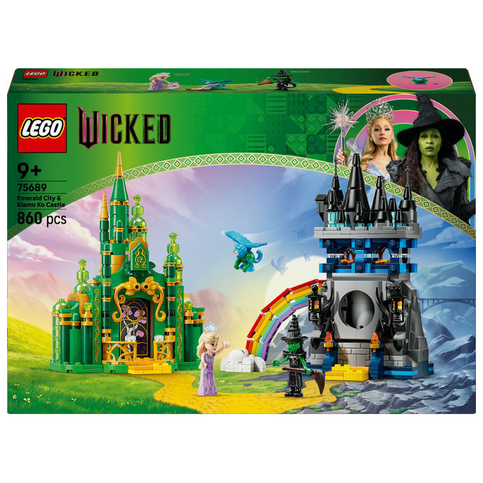 LEGO Wicked (75689). Città di Smeraldo e Castello Kiamo Ko