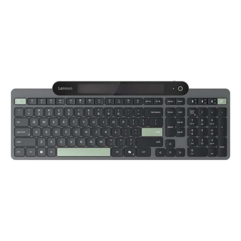 Lenovo 4y41r69490 tastiera casa/ufficio bluetooth tedesco nero, verde