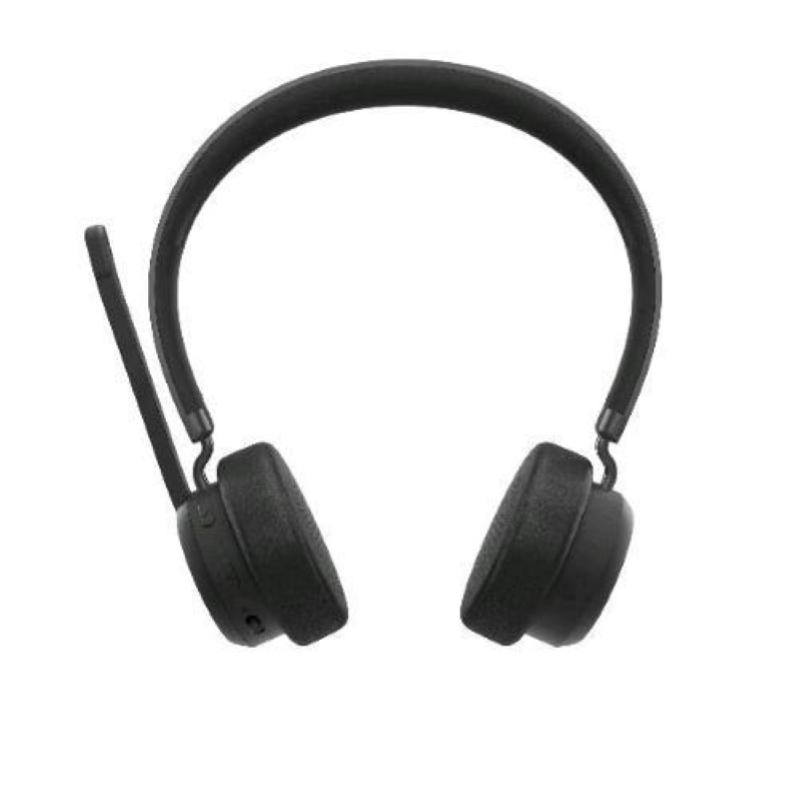 Lenovo cuffie stero con microfono wireless bluetooth usb-c nero