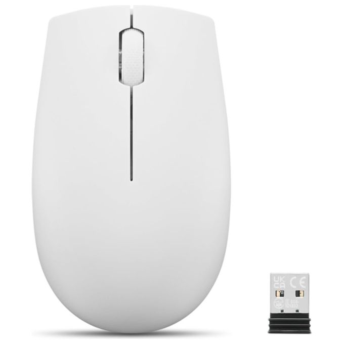 Lenovo GY51L15677 300 Wireless Compact Mouse Ottico 1000 DPI RF Wireless 2.4 GHz Ambidestro colore Grigio